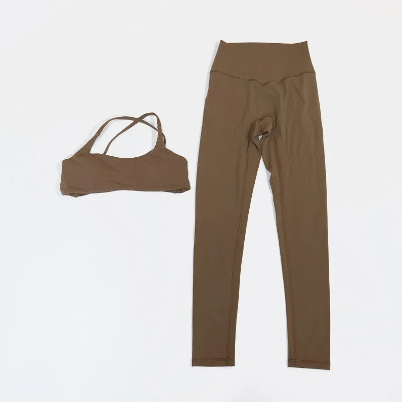 Crossback Sports Bra & Leggings Set