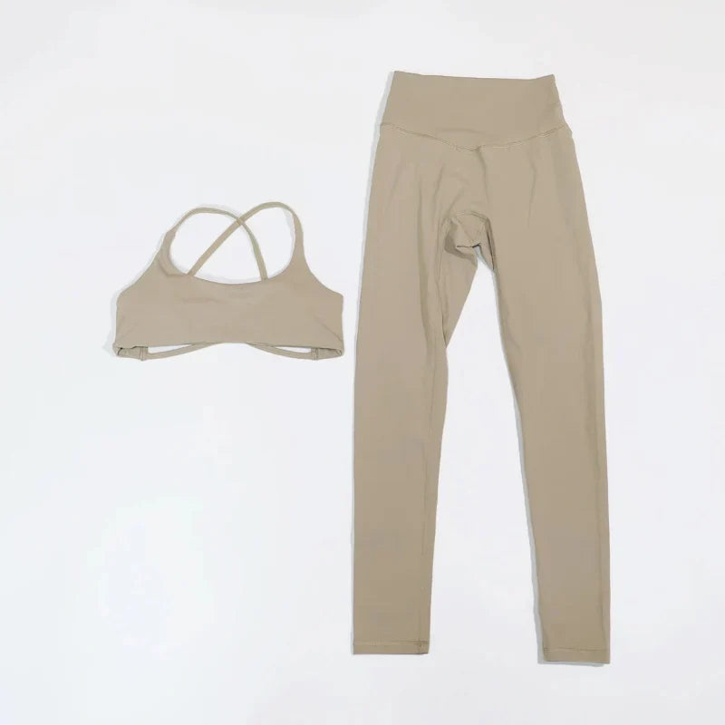 Crossback Sports Bra & Leggings Set